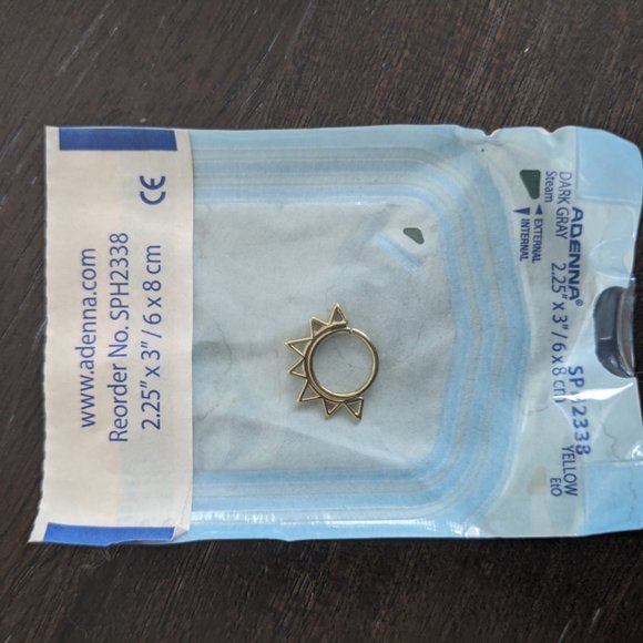 14K Gold BVLA Kasbah Ring Daith Earring - Picture 7 of 7